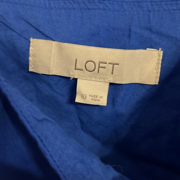 LOFT Colorblock Peplum Cami Top 10 - Picture 4 of 4